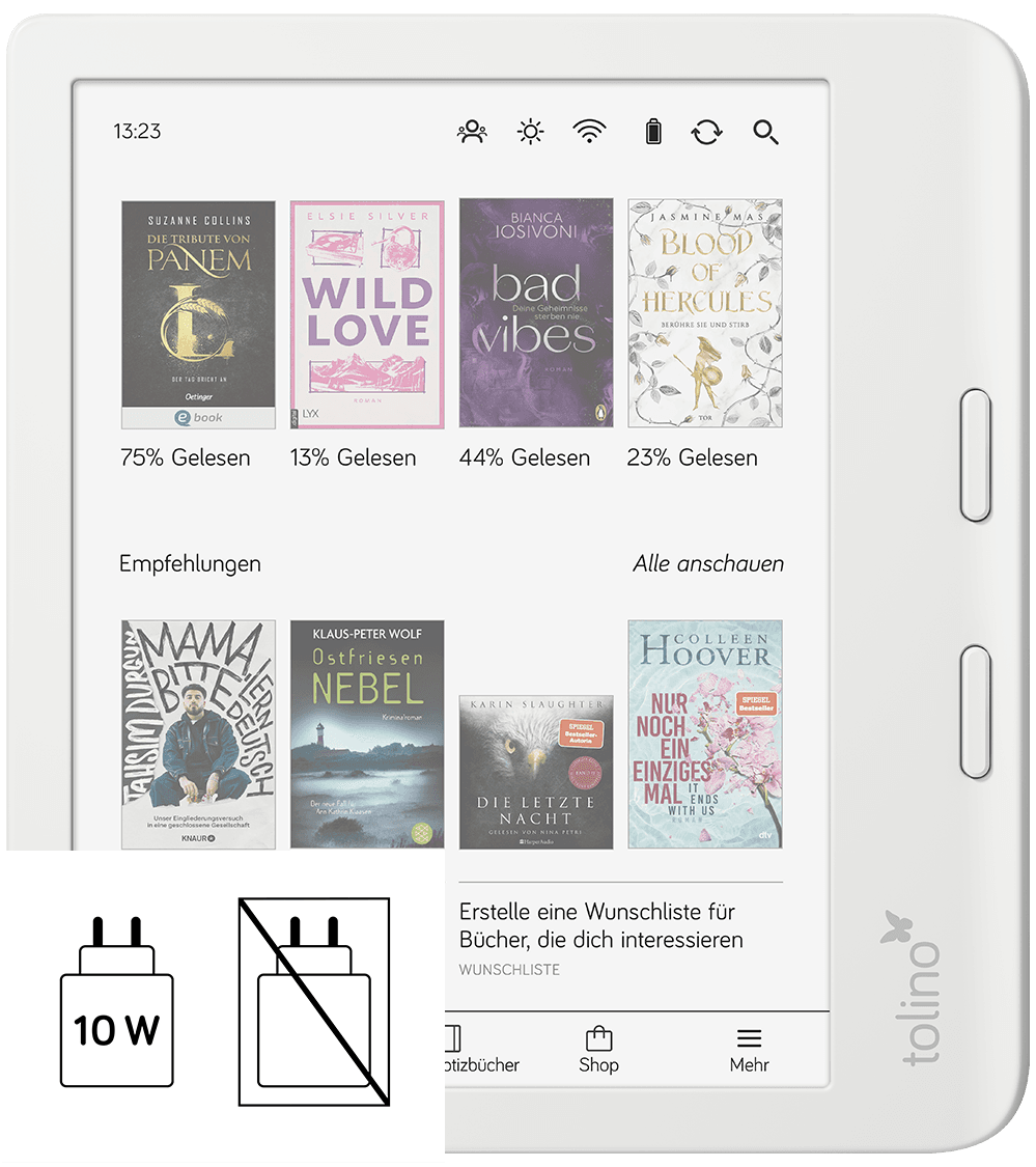 tolino vision color in Weiß